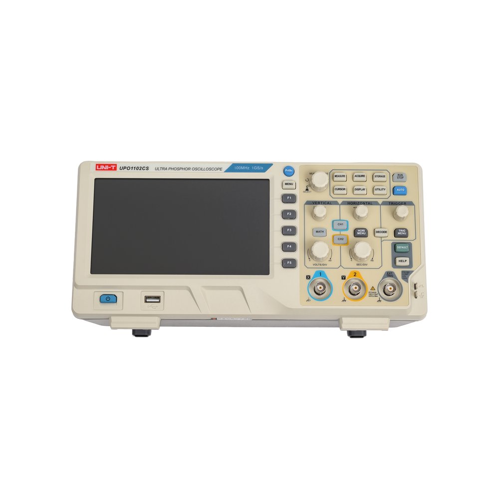Осциллограф цифровой портативный UNI-T UPO1102CS(UPO2102E)(UTD2102C) 2 канала 100МГц 250MSa/s c USB 00-00014648