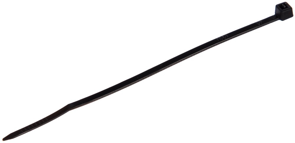 Нейлоновые стяжки FORTISFLEX КСС 3х100 черный 100 штук 49406