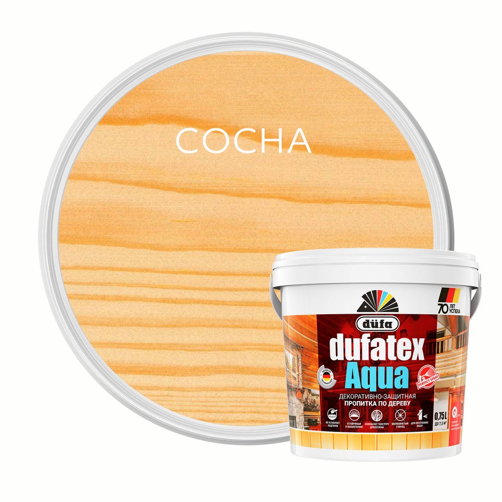 Пропитка Dufa TEX-AQUA сосна, 0.75 л Н0000003489