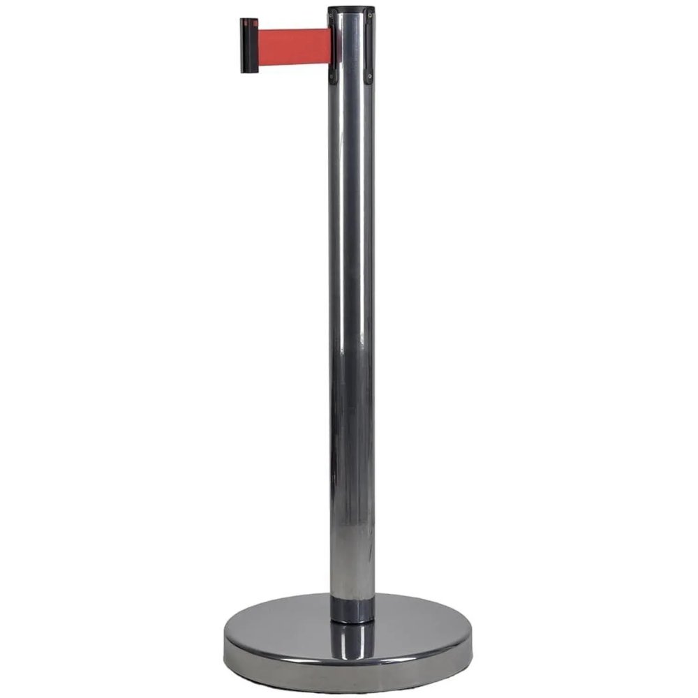 Стойка с лентой 2 метра TEH_BSLN-326332 CHROME RED