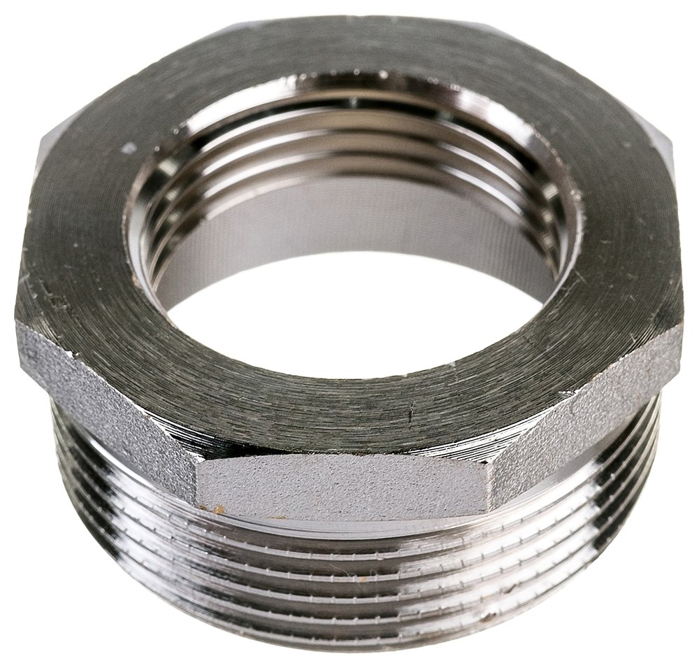 Футорка STI 1 1/2' x 1' никелированная D270-05072