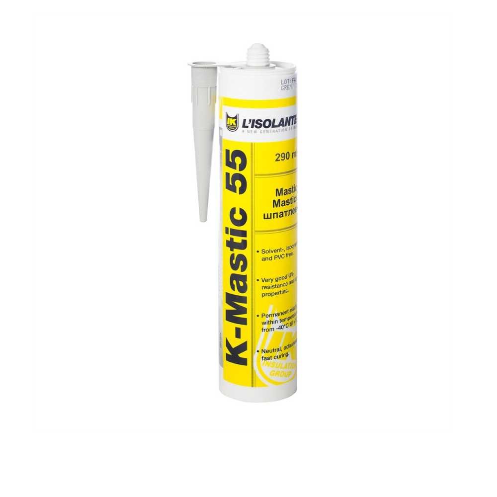 Клей герметик K-FLEX k-mastic 55, crystal, 290 мл R89999530038