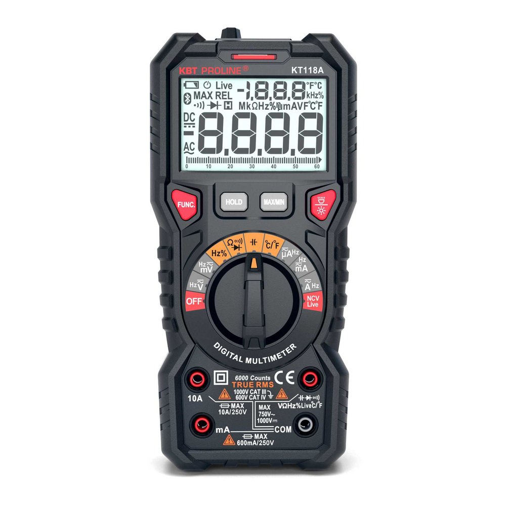 Цифровой мультиметр КВТ KT 118A PROLINE 79126