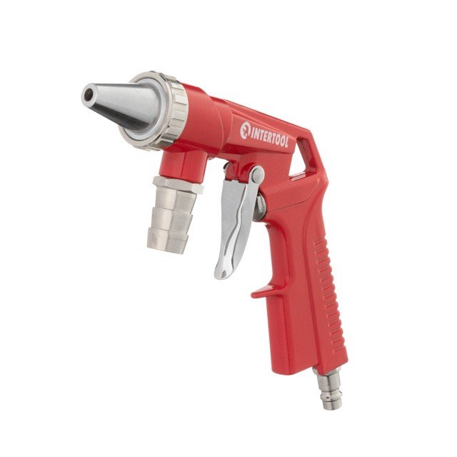 Пескоструйный пневматический пистолет со шлангом INTERTOOL PT-0706