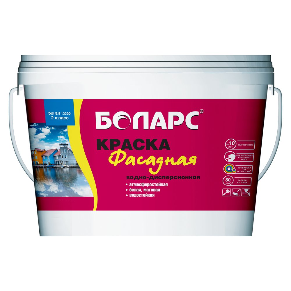 Краска БОЛАРС фасадная 2100, 3 кг 00000005602