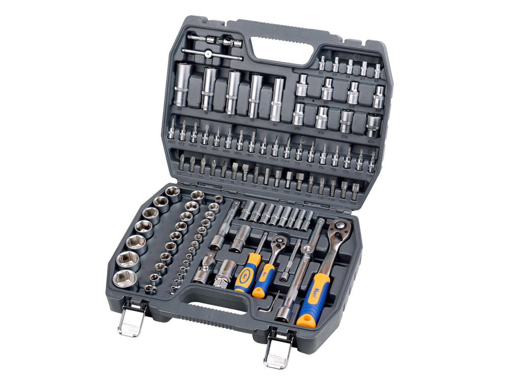 Набор инструмента 1/2 Dr и 1/4 Dr 108 предметов KRAFT KT 700300