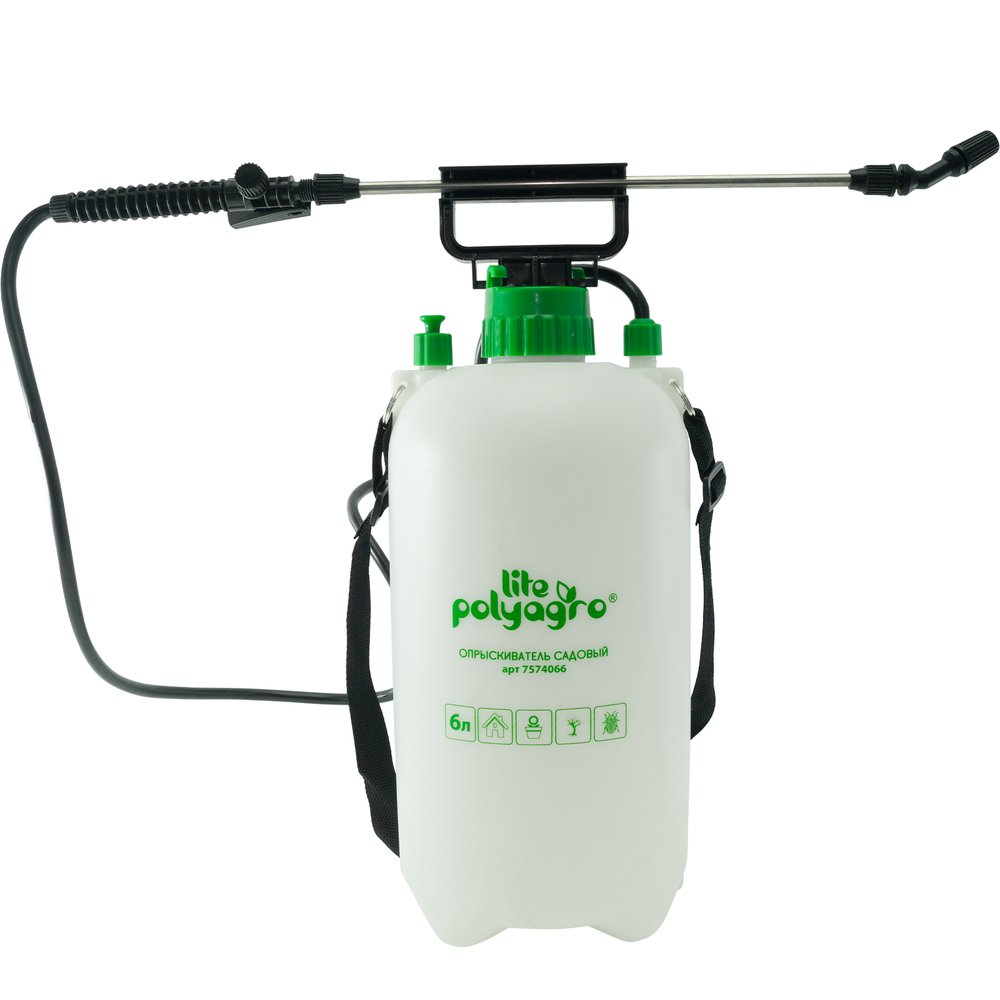 Садовый пневматический опрыскиватель POLYAGRO Lite 6 л 7574066