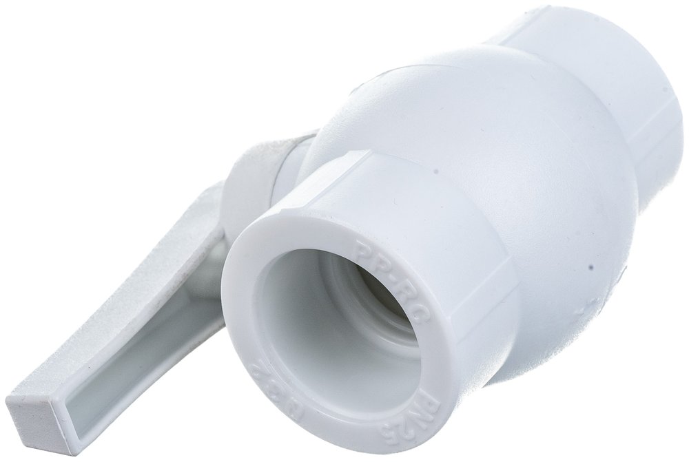 Шаровый кран VALFEX PP-R белый, 32 мм 10144032 007-7665