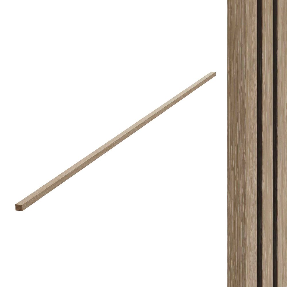 Торцевые планки Wood App дуб шале натуральный, 2780x27x22 мм 04-01-2780