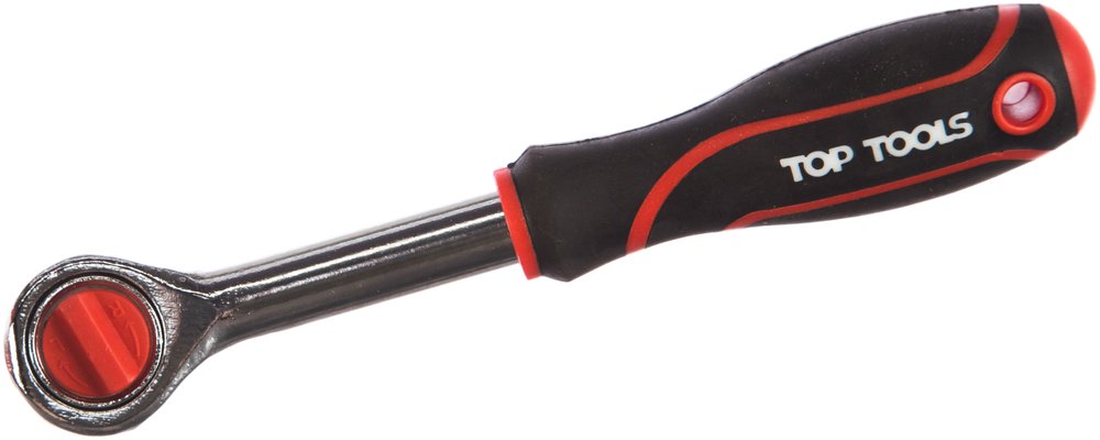 Трещоточный ключ (1/4 дюймов, 150 мм) Top Tools 38D101