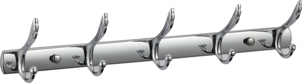 Планка с 5 крючками Savol хром S-06205B 23189