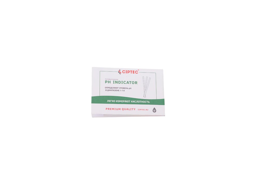 Лакмусовая индикаторная бумага CIPTEC PH INDICATOR для определения уровня pH, 1 уп. (80 шт.) ciptecphindicator