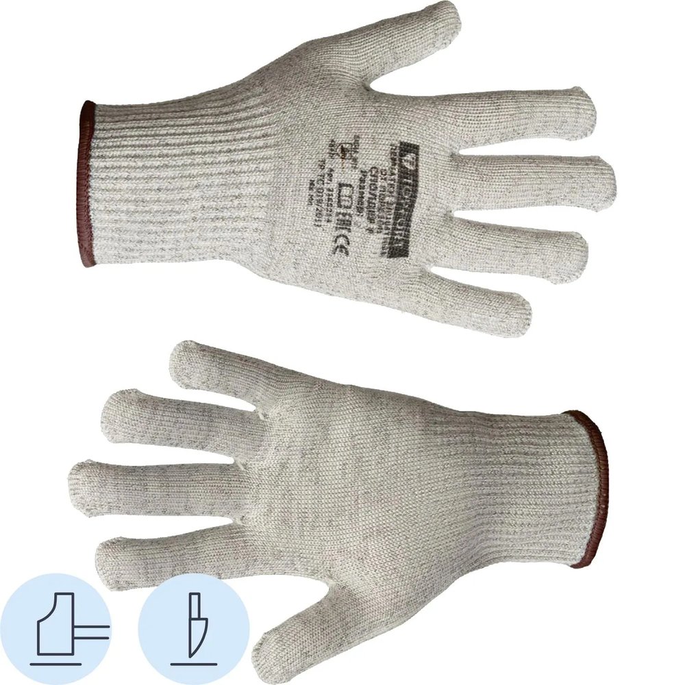 Перчатки TOPFORT для защиты от порезов Сполдер F размер 8