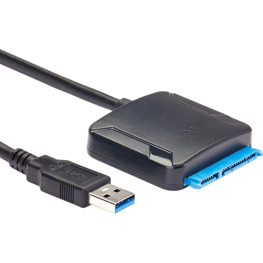Кабель адаптер USB3.0 ---SATA III 2.5/3,5+SSD, VCOM <,CU816