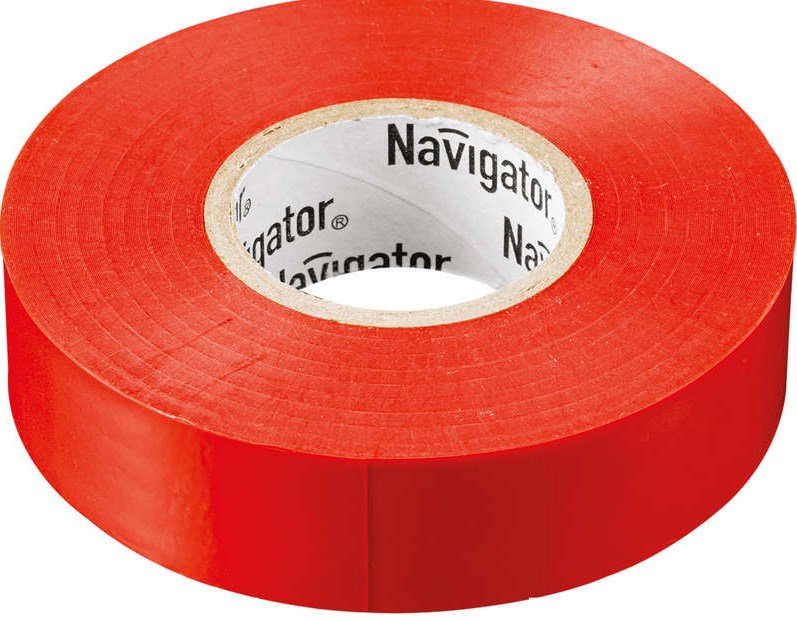 Изолента ПВХ Navigator 19х20м красн. NIT-A19-20/R 71111