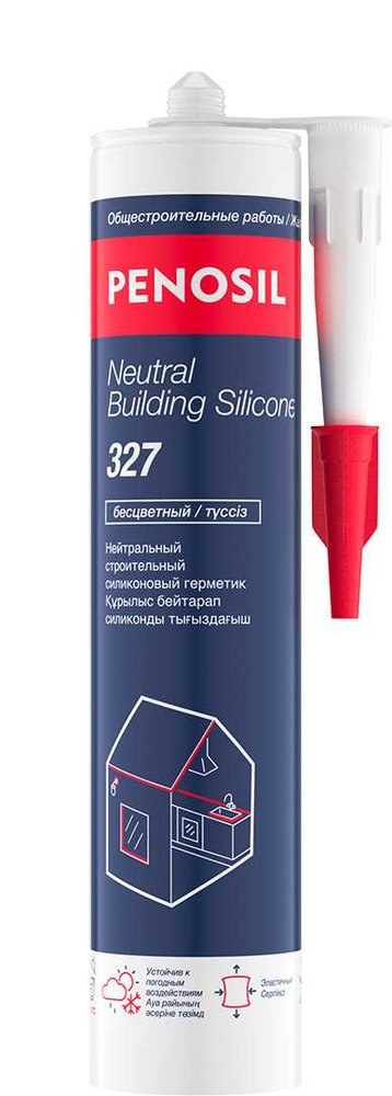 Герметик силиконовый нейтральный PENOSIL Neutral Building Silicone 327, бесцветный, 280 мл, H0017Z