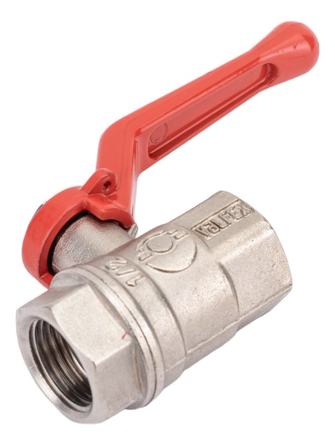 Шаровой кран VALFEX PREMIUM для воды, 1/2' ВР/ВР, рычаг VF.214.NR1.012.PREMIUM