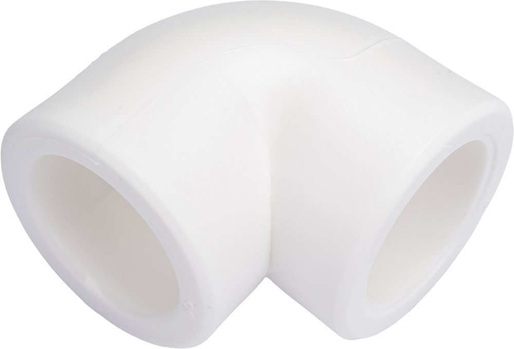 Угольник PRO AQUA PP-R 90 градусов, 25шт, белый, 25 мм PA13010Pb