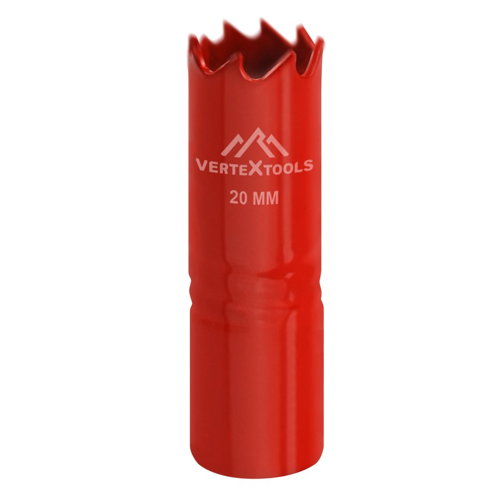 Коронка биметаллическая по металлу 20 мм vertextools 2525-20