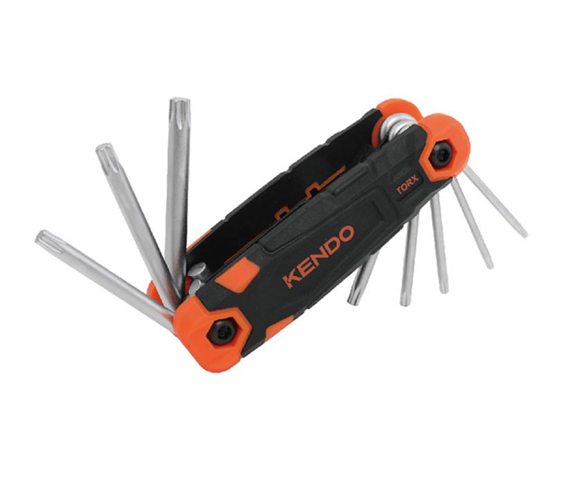 Складной набор ключей KENDO Torx 8 шт 20718