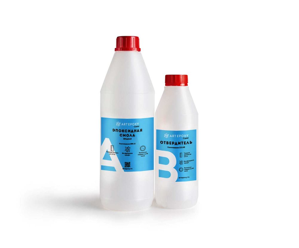 Жидкая эпоксидная смола ArtEpoxy 1 кг Crystal ВИ-21591