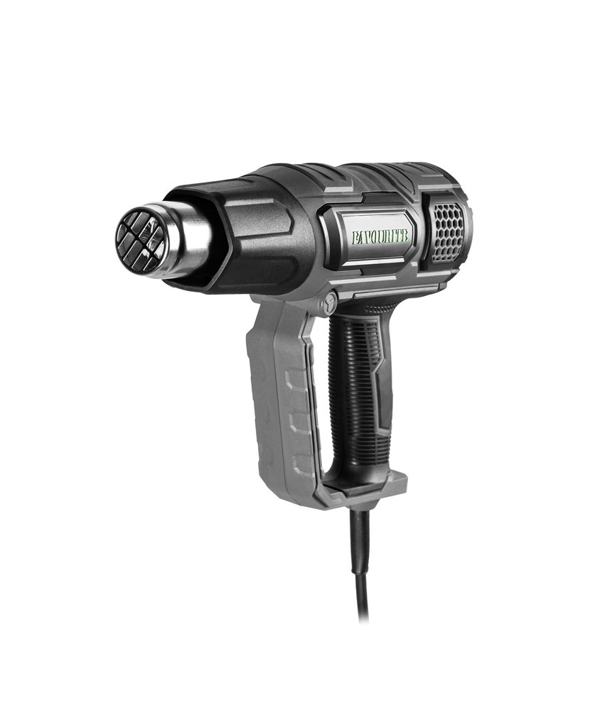 Технический фен FAVOURITE 2000 Вт, 2 режима работы, 60/60-600 С, 300-500 л/мин, LCD дисплей, набор насадок FHGP 2000LCD PROF