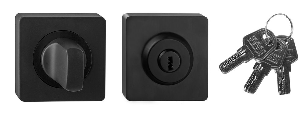 Завертка с ключом PUERTO РЕНЦ черный INBK-K 02 Black