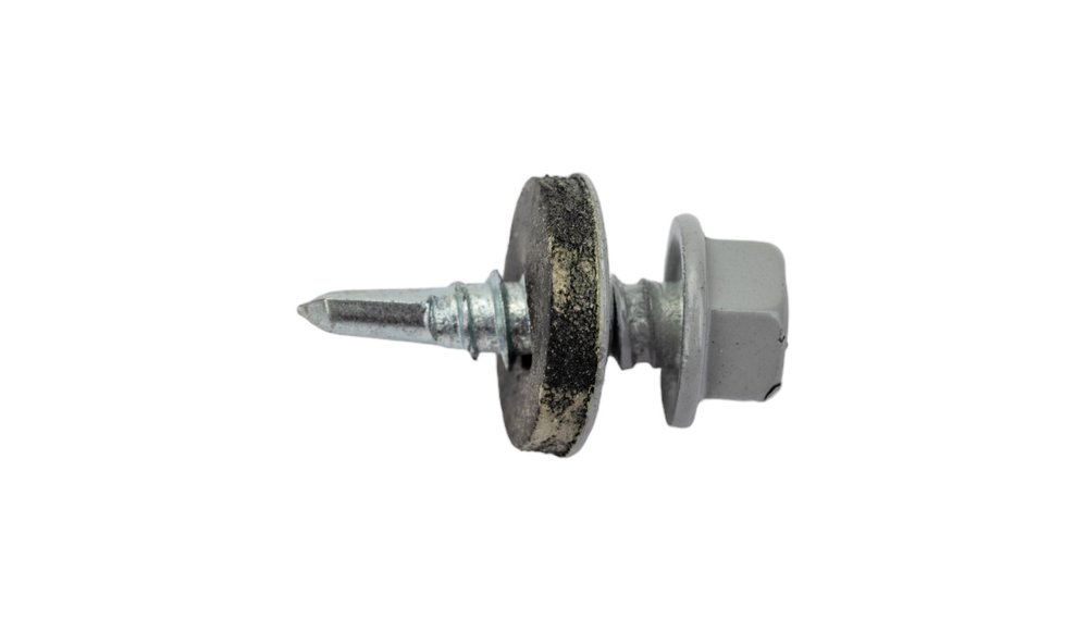Кровельный саморез КРЕП-КОМП 5,5x19, RAL7004, серый, 250 шт. ск55197004кф
