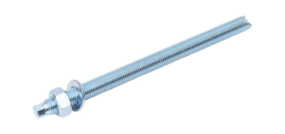 HIMTEX Шпилька для хим.анкеров 5.8 кл.пр. с гайкой и шайбой М20x300 SKA20300