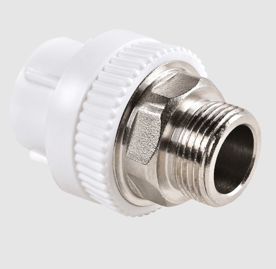 Комбинированная муфта ПП под ключ РВК D50-1 1/2 НР 050106
