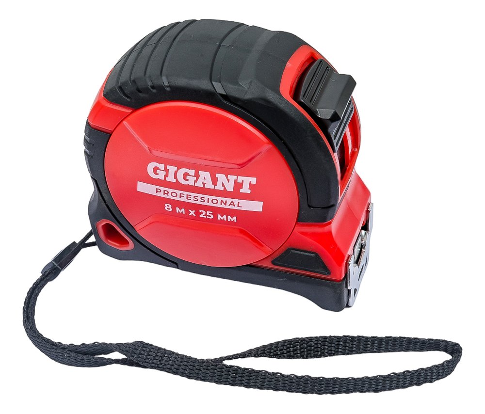 Рулетка Gigant Professional с магнитным зацепом 8м 25мм GPGW-12