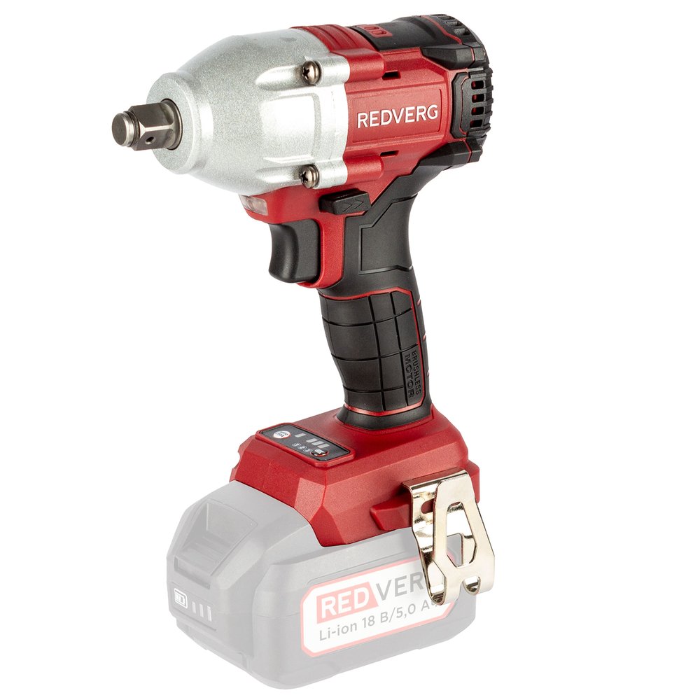 Гайковерт аккумуляторный ударный бесщеточный REDVERG RD-IW18BL-500/U (без акк, без з/у) 6682904