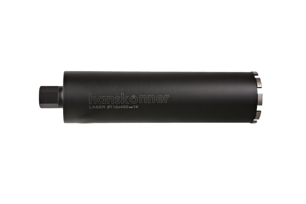 Коронка алмазная Hanskonner 112х450 мм H1055-11-112