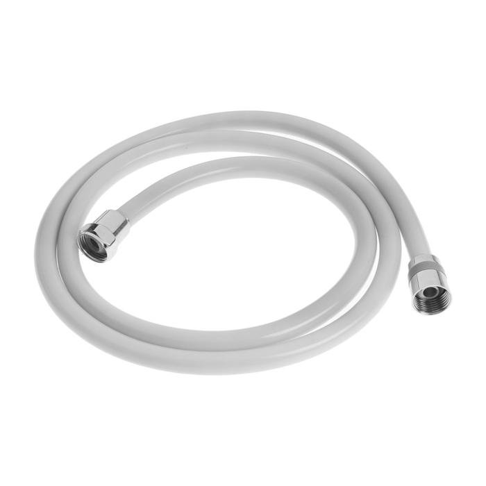 Душевой шланг ZEIN Z12PG 150 см, антиперекручивание, латунные гайки, светло-серый 5482430