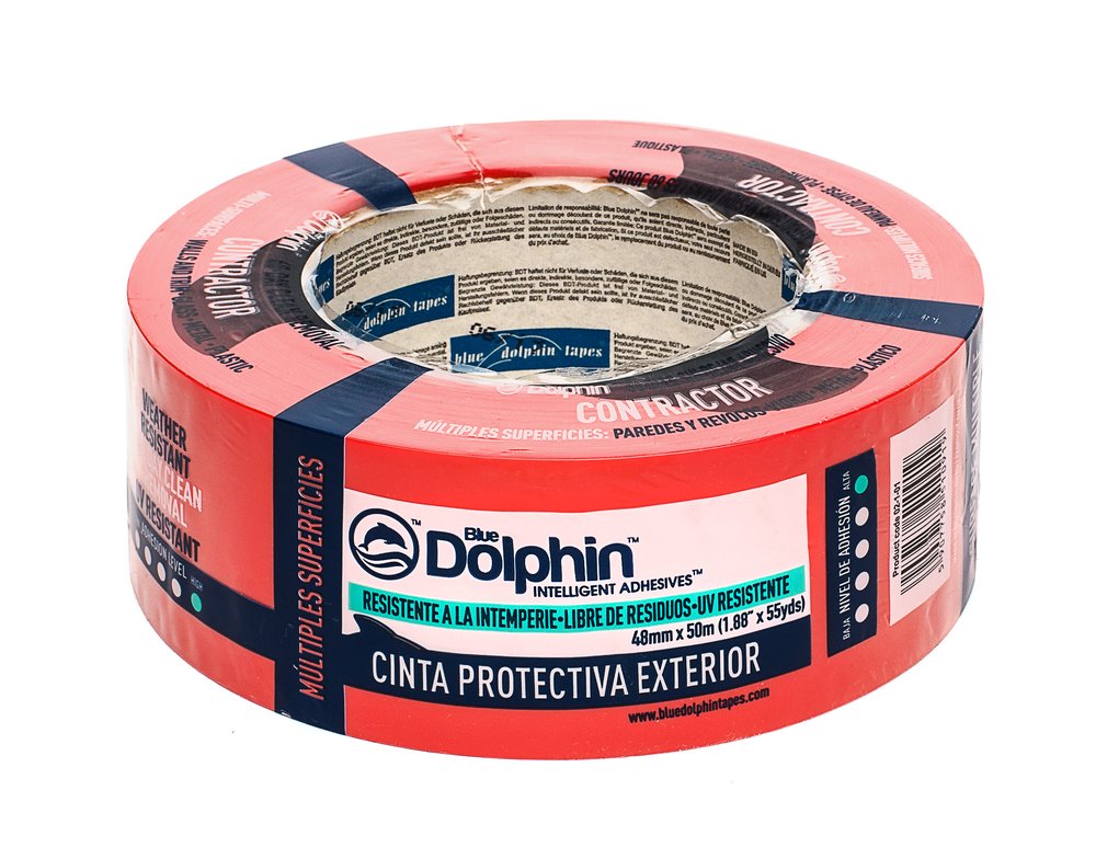 Малярная лента Blue Dolphin Contractor 48мм х 50м 02-1-01-EN BDN