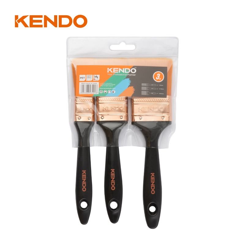Набор кистей KENDO 3 шт., 25 мм, 28 мм, 50 мм 46401