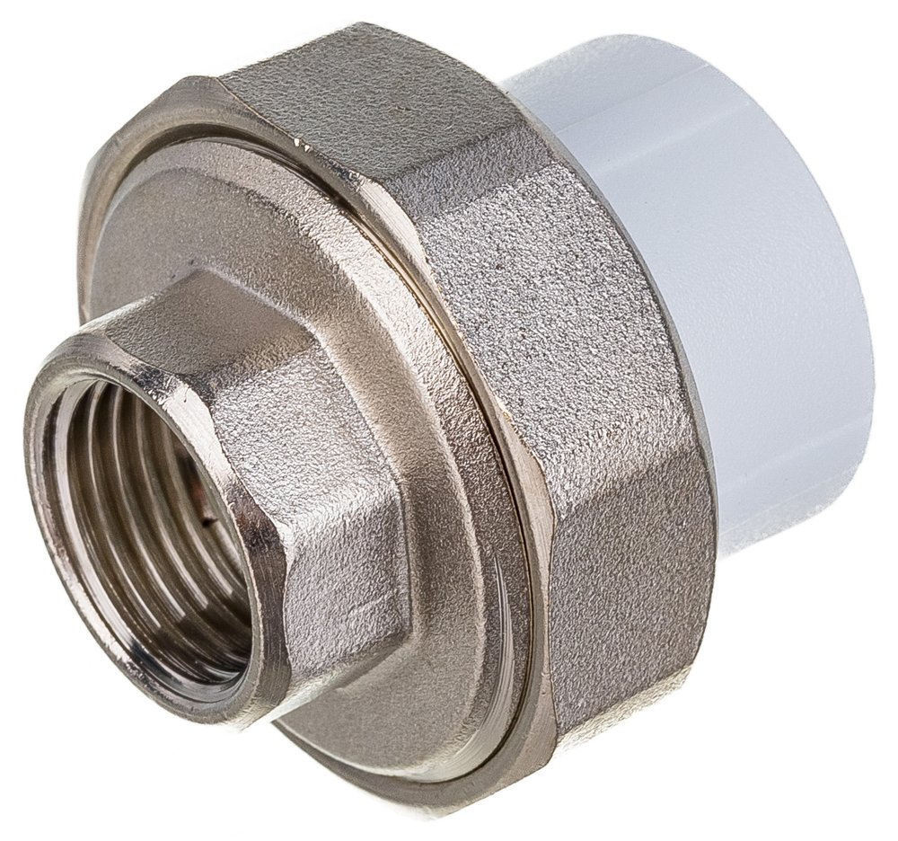 Комбинированная муфта VALFEX PP-R белая, разъем 25х1/2 дюйма ВР 10155115 127-0211