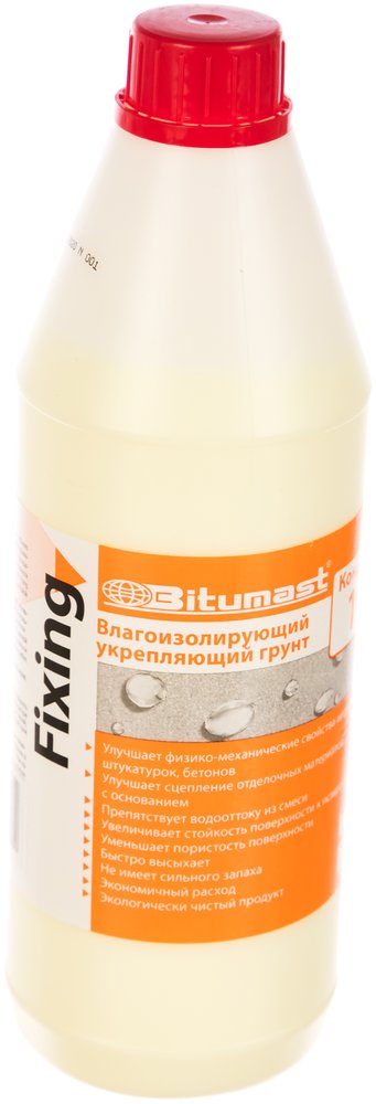 Влагоизолирующий укрепляющий грунт, 1 л Bitumast 4607952900899