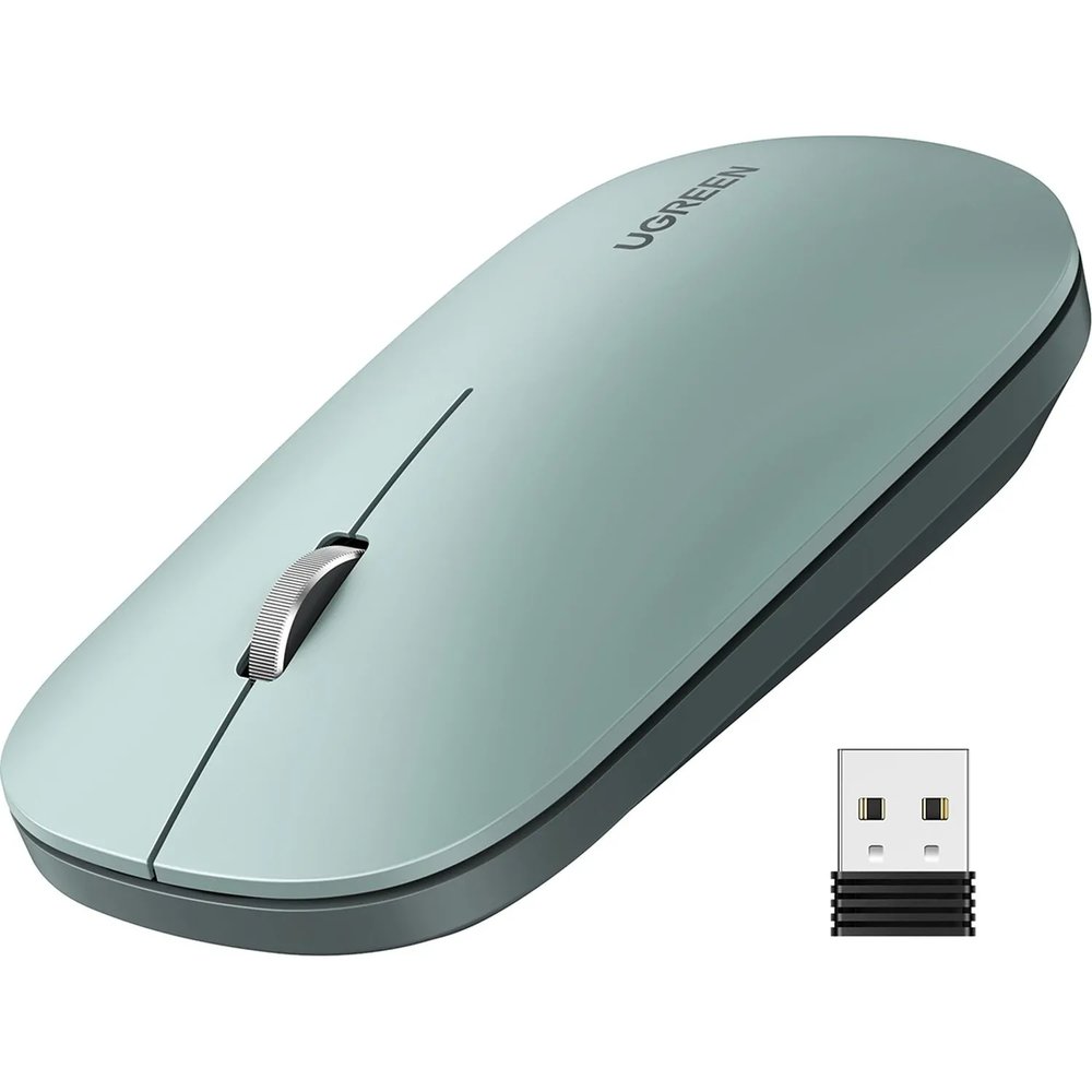 Мышь компьютерная Ugreen MU001 (90374) зеленый WLS