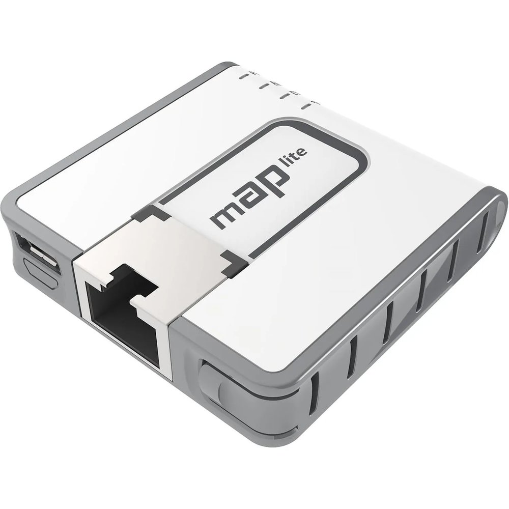 Маршрутизатор Wi-fi MikroTik mAP lite RBmAPL-2nD, N300,USB,PoE