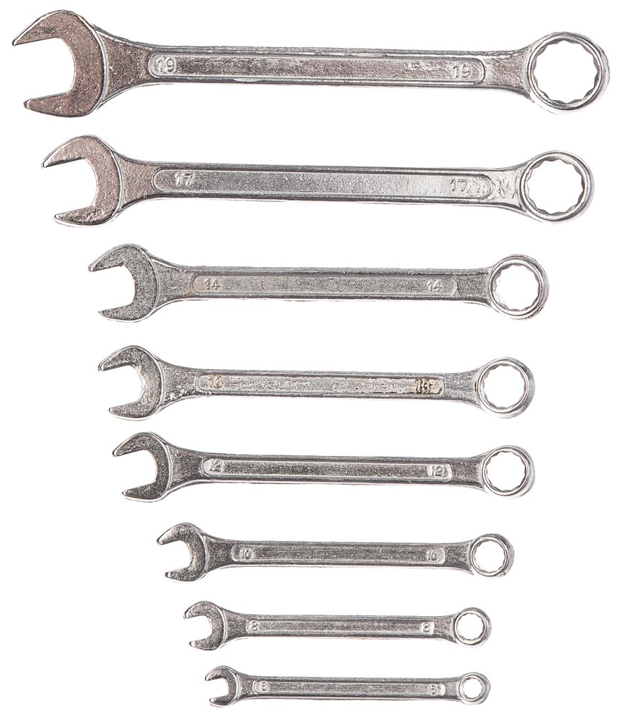Набор комбинированных ключей Top Tools 6-19 мм, 8 шт. 35D356