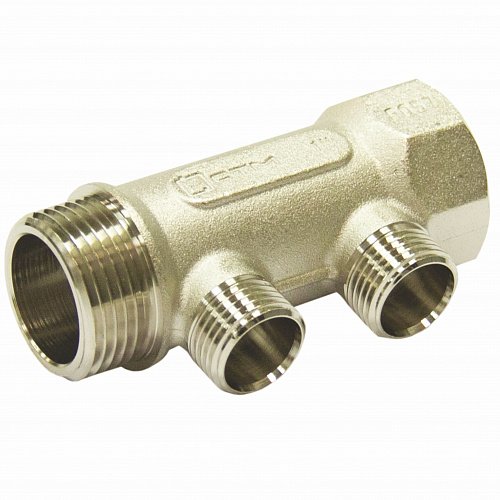 Коллектор СТМ 2 выхода, внутренняя резьба, 3/4х1/2 C2MF3412