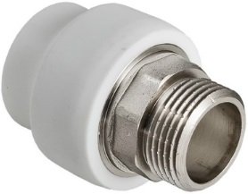 Соединитель PPR под ключ с переходом на наружную резьбу 63х2' Valtec VTp.707.0.06309