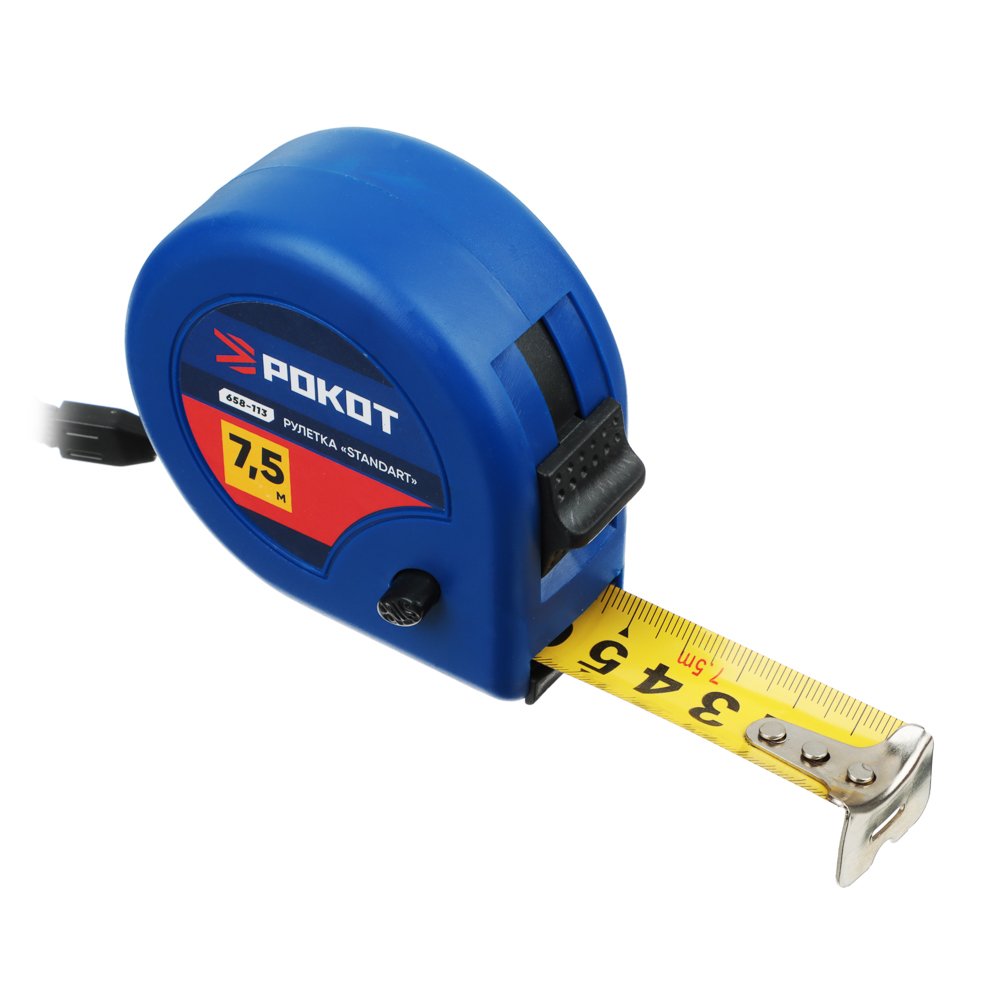 Рулетка РОКОТ 'Standart' 7.5 м, 25 мм 658-113