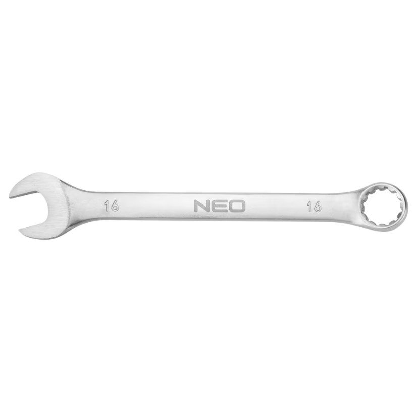 Ключ комбинированный NEO TOOLS 16x200 мм, CrV, DIN3113 09-660