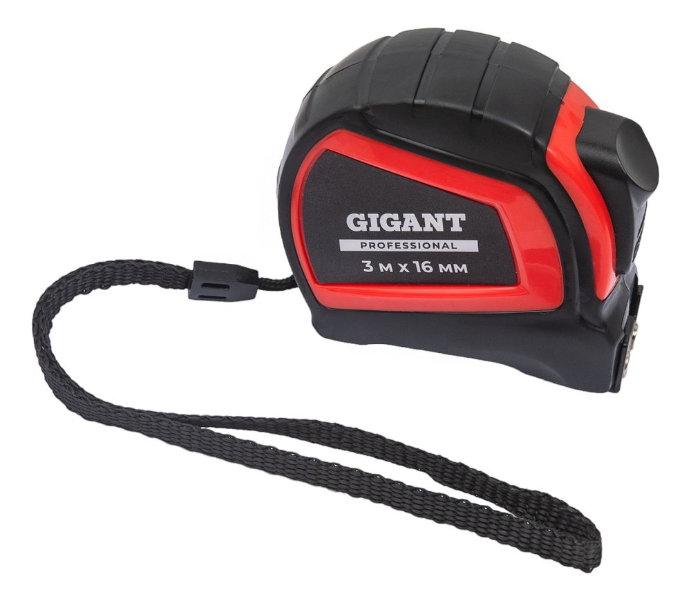Рулетка Gigant Professional с автостопом 3м 16мм GPGW-01