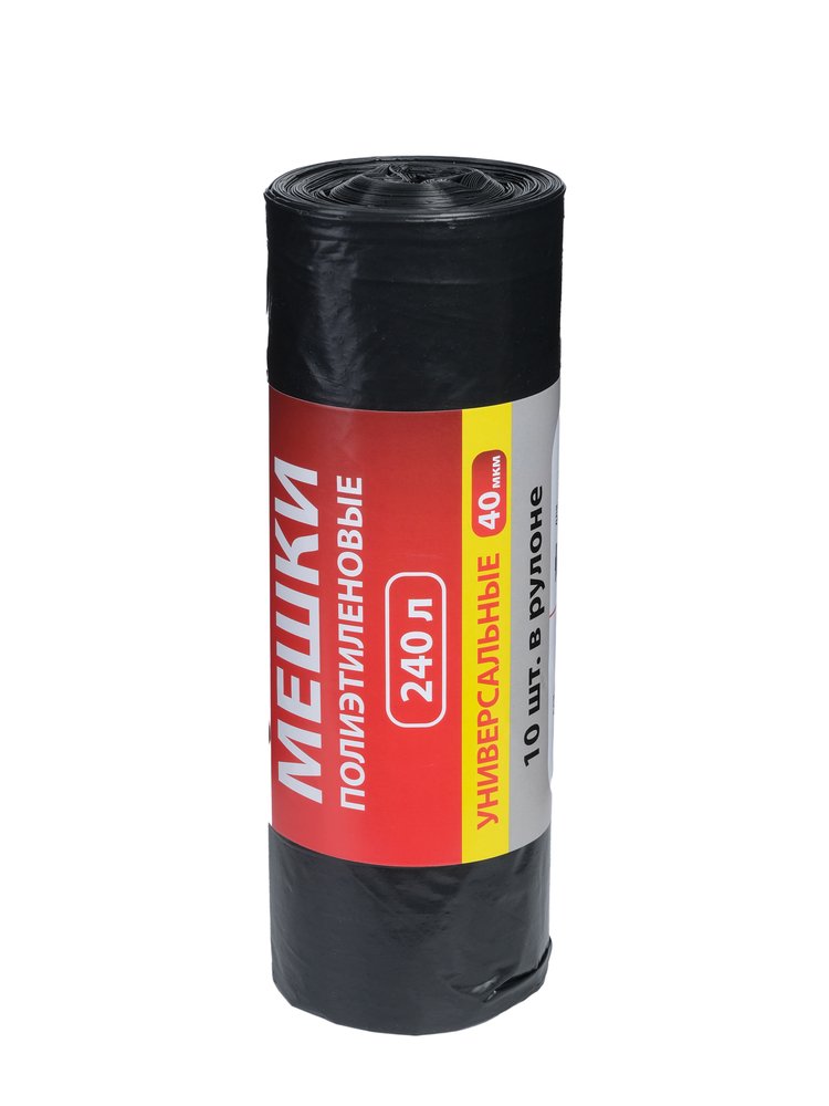 Мусорный мешок 240 л, 900x1300 мм, 40 мкм Baerpack 000988