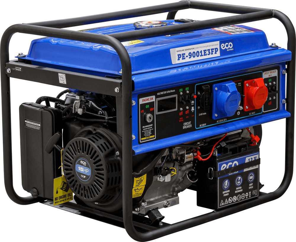Бензиновый генератор ECO PE-9001E3FP