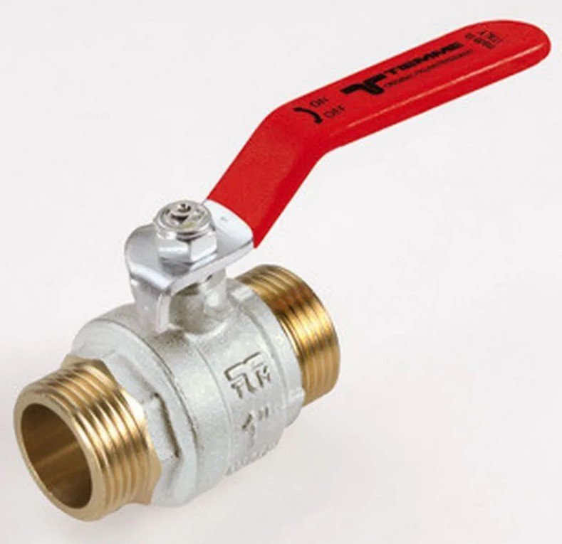 Кран Tiemme 1/2' НН шаровой (плоская ручка) 2360039/2382