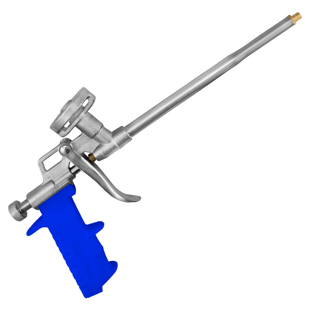 Пистолет для монтажной пены vertextools металлический 9019